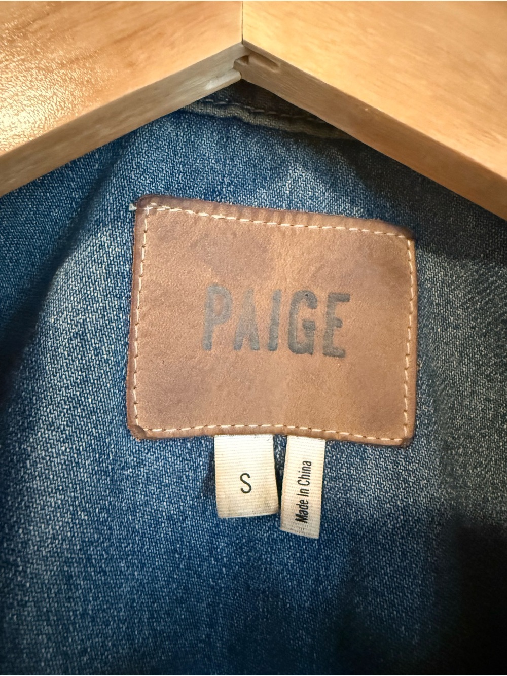 PAIGE Classic Blue Denim Jacket - Women - Picture 4 of 5